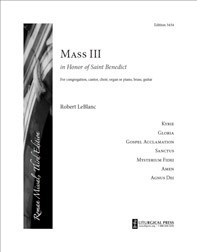 Mass in Honor of Saint Benedict, Guitar Edition