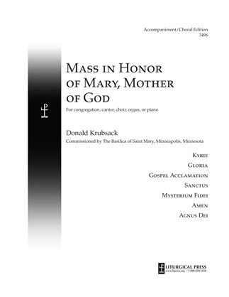 Mass in Honor of Mary, Mother of God