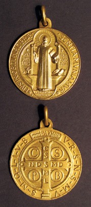 St. Benedict Gold-Plated Jubilee Medal