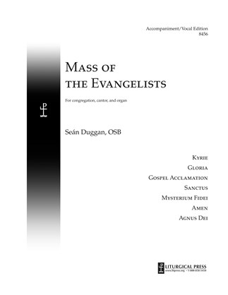 Mass of the Evangelists, Accompaniment/Vocal Score Print Edition
