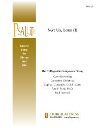 Save Us, Lord (I)
